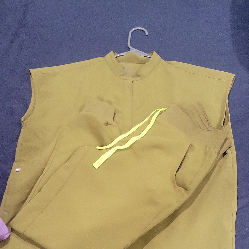 Figs Olive Green Technical Collection Jacket